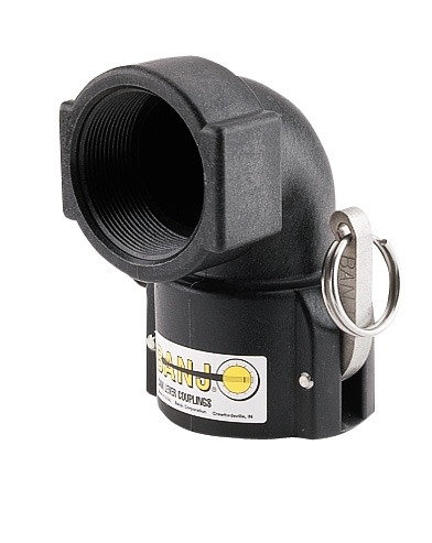 Acoplamiento Codo 90º Rosca Hembra de "BANJO" Figura D-90