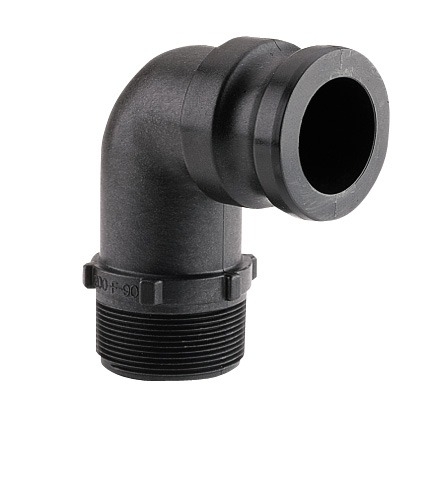 Adaptador Codo 90º Rosca Macho de "BANJO" Figura F-90