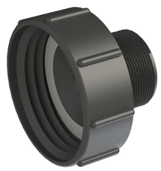 Accesorio para pasar de rosca Buttress 100x8 a Rosca macho Gas en PPFV