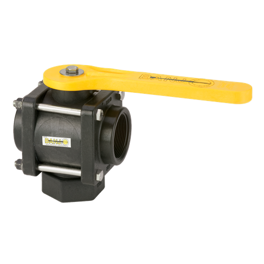 Válvula de bola "BANJO" en PPFV 3 vías entrada inferior Modelo BL - Imagen 2